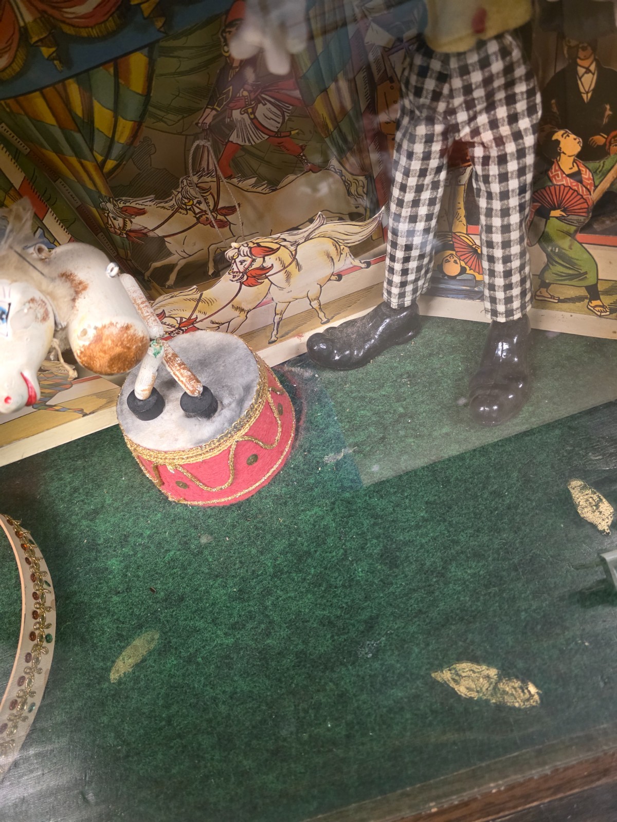LARGE VINTAGE STORE TABLETOP CIRCUS ANIMATRONIC WORKS