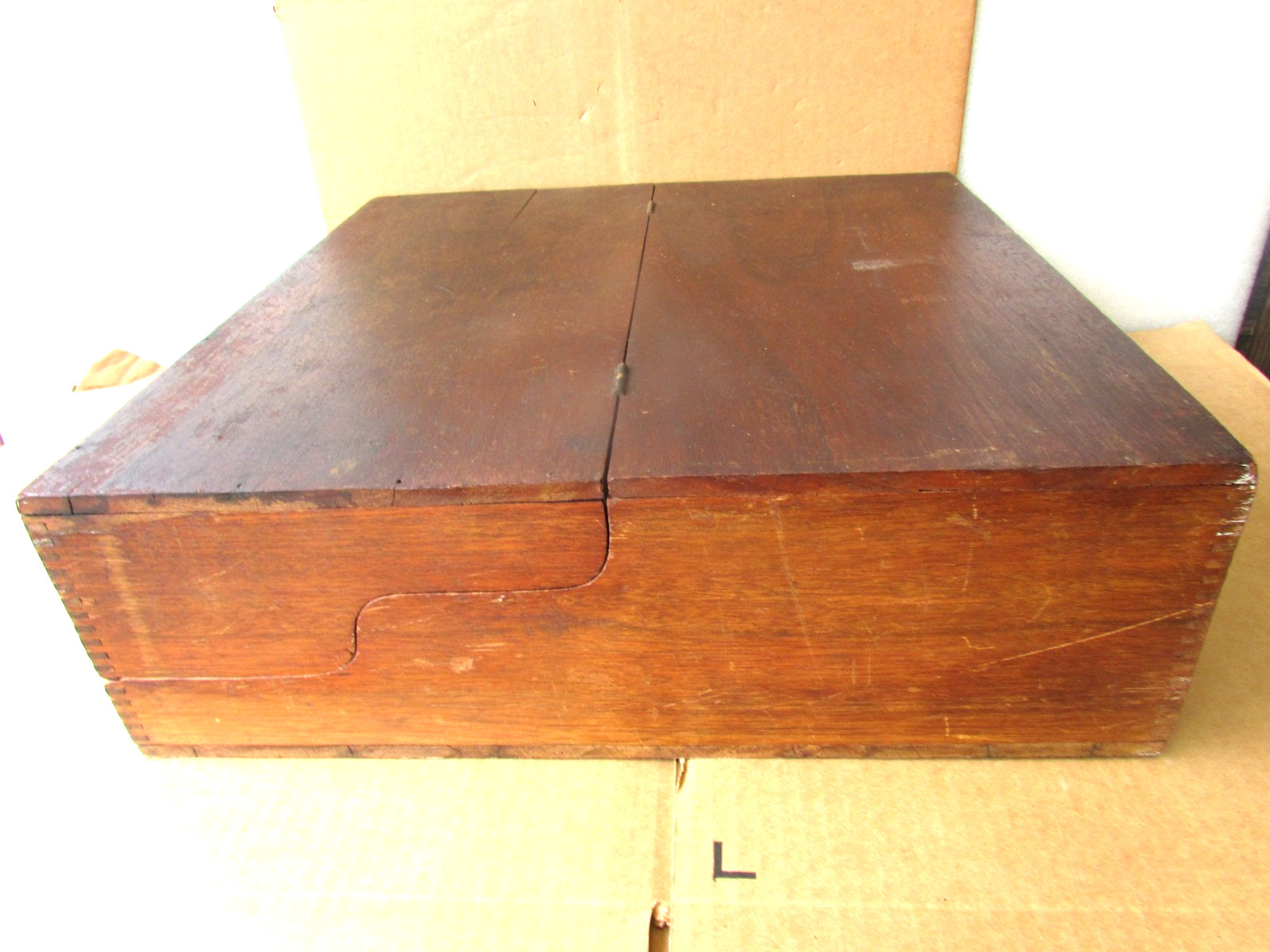 Antique 1880s CLAPP & BAILEY’S REMNANTS Countertop Advertising Display *READ*