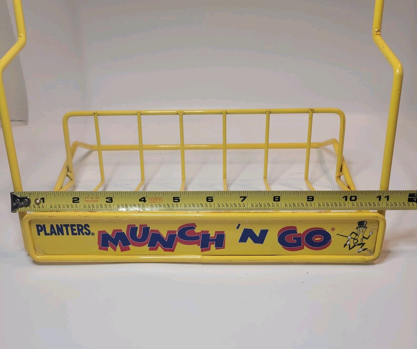 Planters Peanuts Munch & Go Metal Snack Display Rack 2 Levels Countertop READ