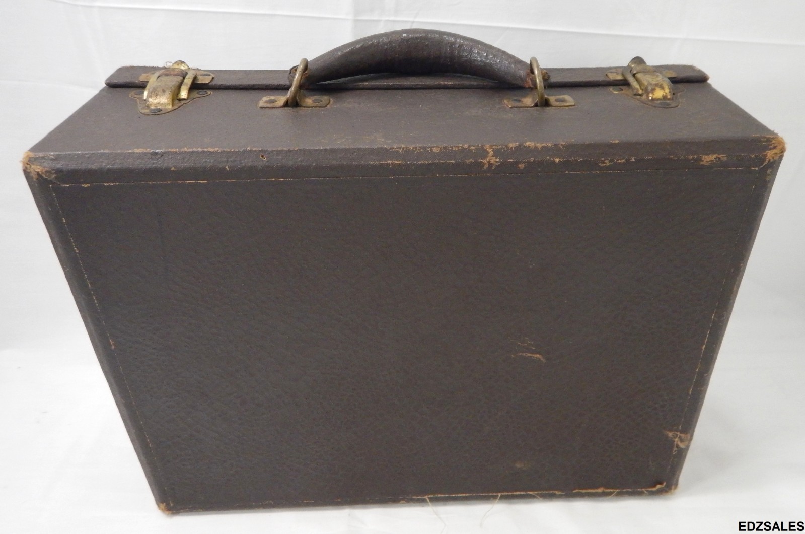 Vintage Salesman Sample Display Case W.D. Smith Wool Clothes Fabric Advertising