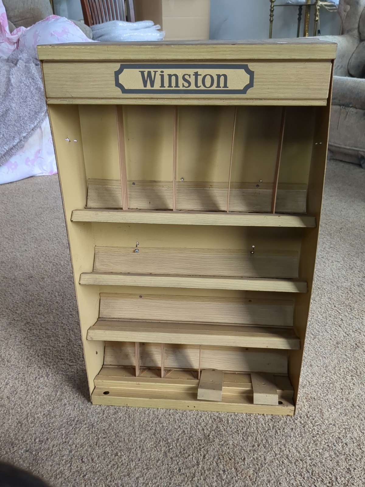 Vintage Winston Cigarette Store Display Rack