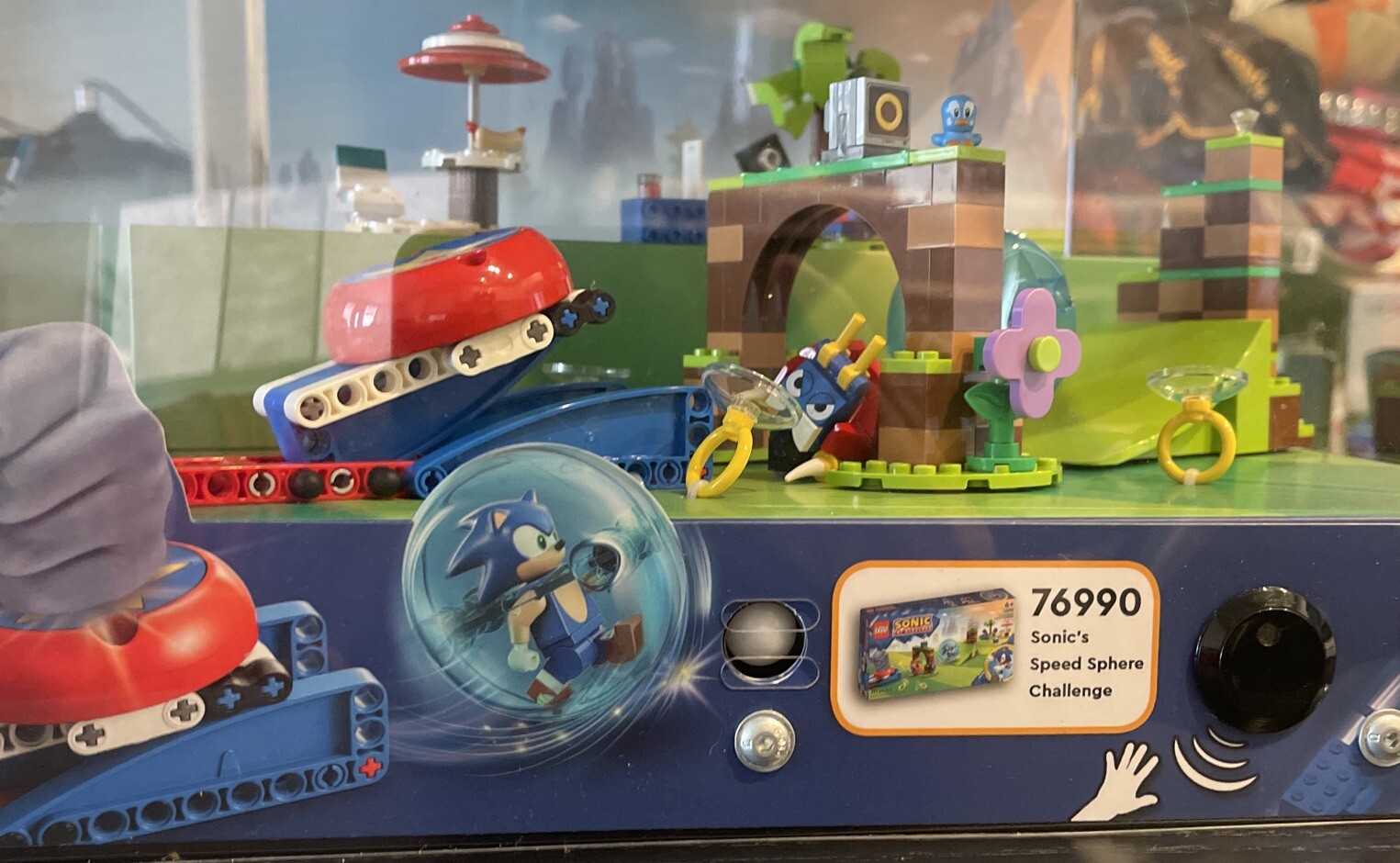 U26065 LEGO Sonic The Hedgehog 76990 Store Display Model Box DAMAGED