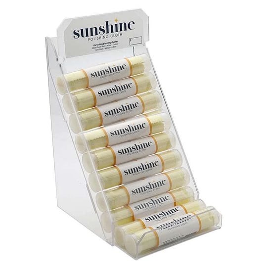 Sunshine Cloth Clear Acrylic Counter Display For Store