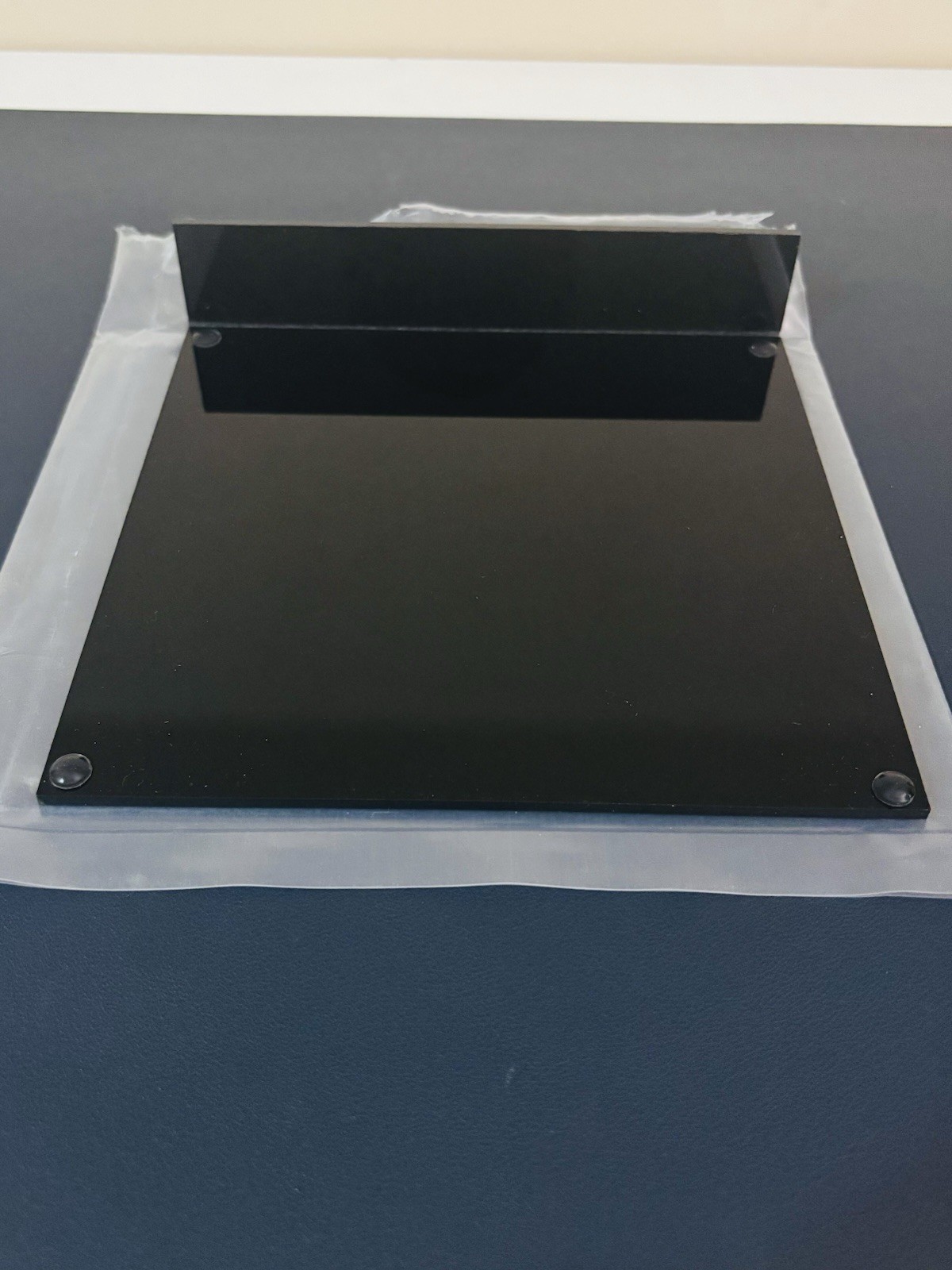 Michael Kors Black Acrylic Store Display Advertising Riser Stand