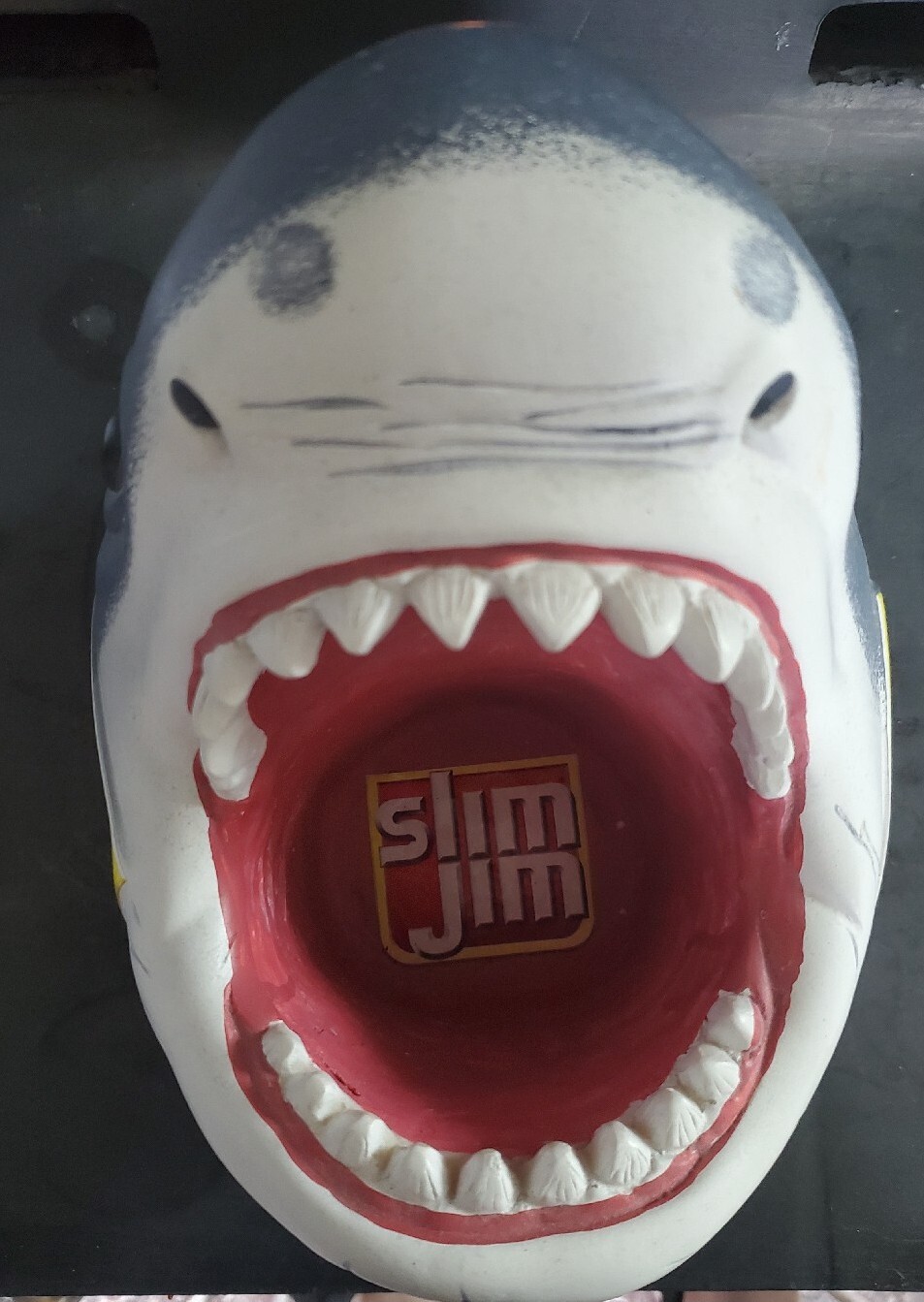 SLIM JIM Promotional Jaws Great White Shark Head Wall Mount Gas Station Display
