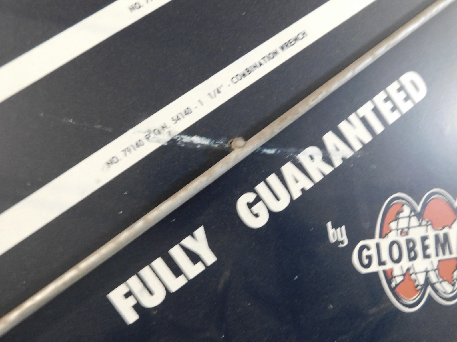 GLOBEMASTER HOT DROP FORGED COMBINATION WRENCHES DISPLAY RACK ORIGINAL RARE L@@K