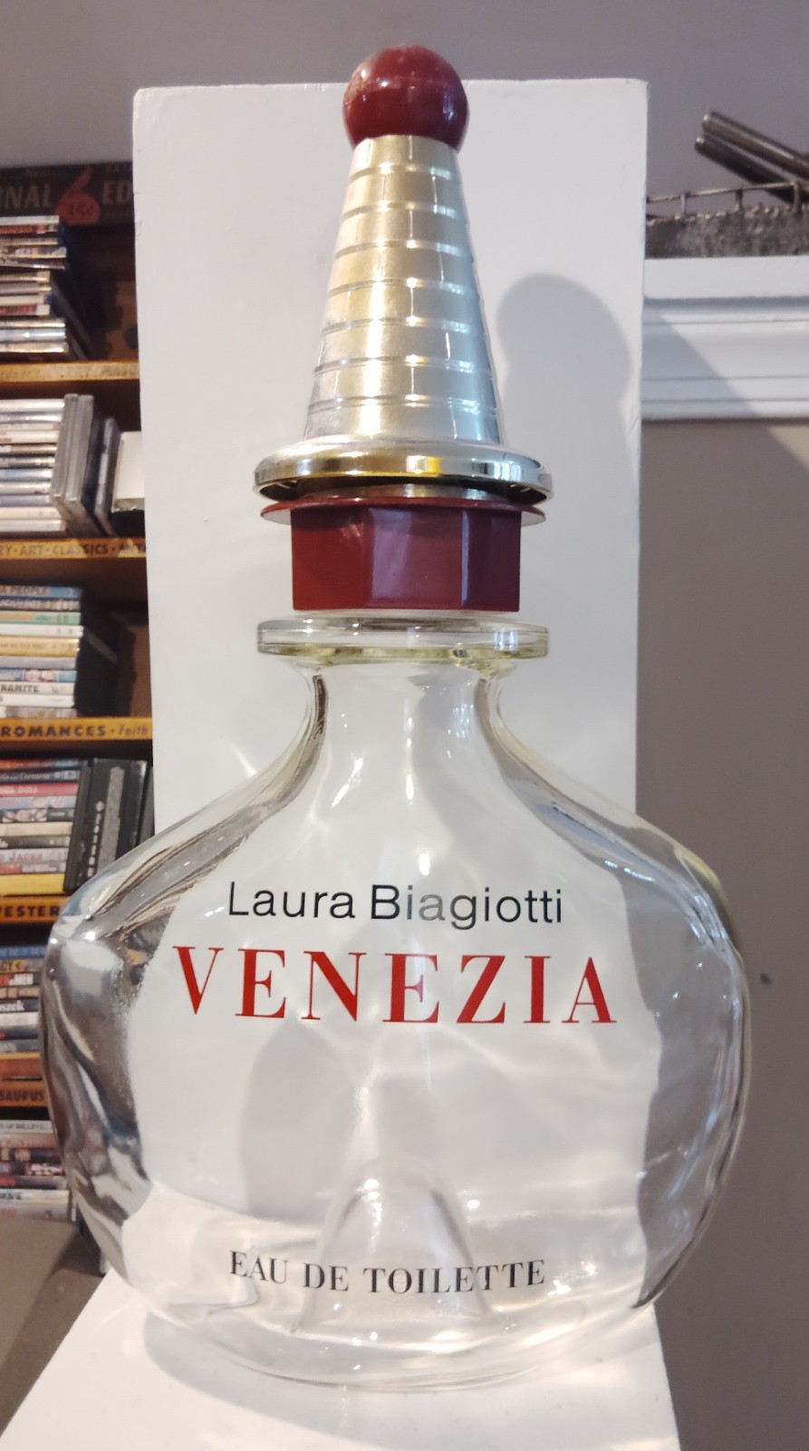 Venezia Store Display Glass Bottle/Laura Biagiotti/15 x 9 x 5/Eau De Toilette