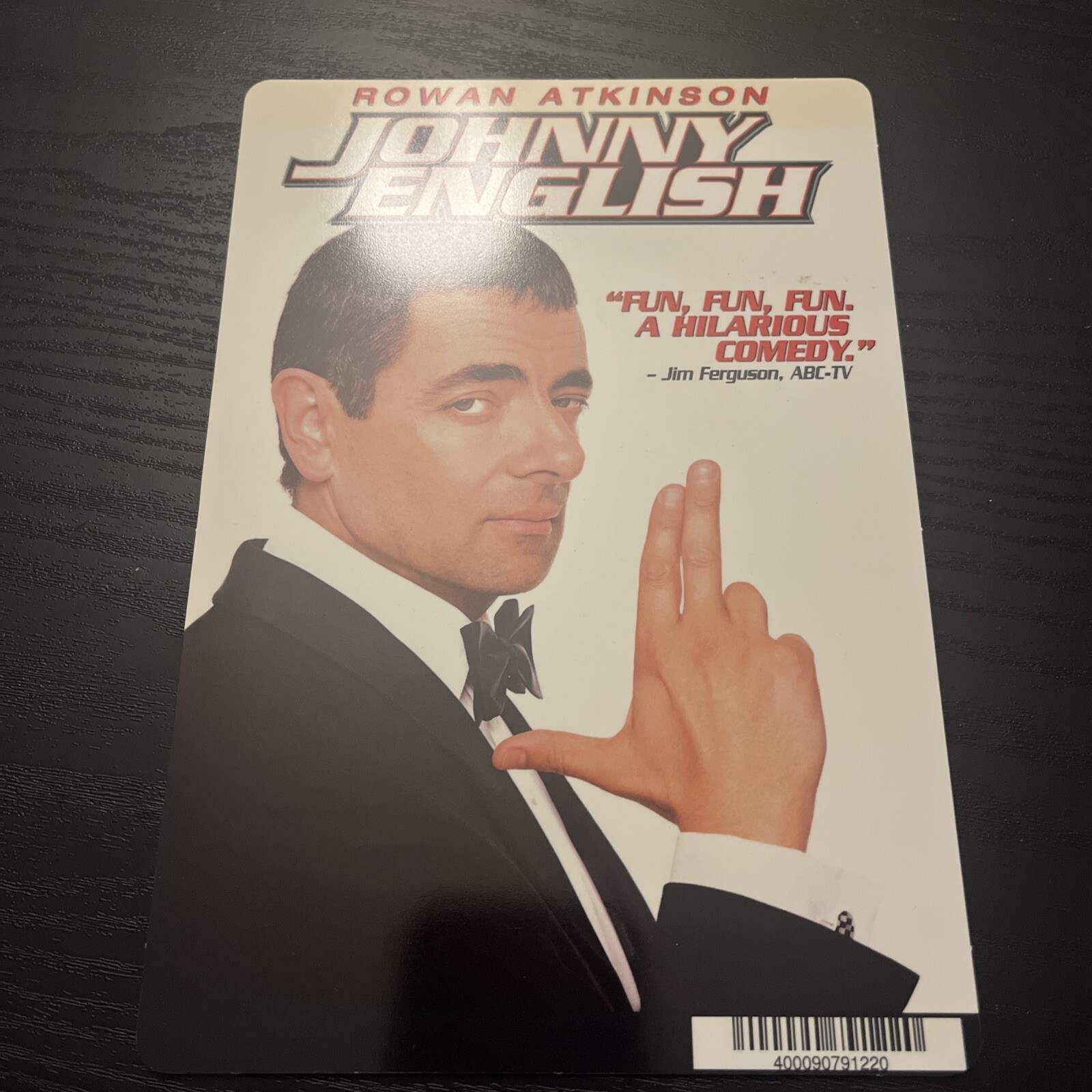 Johnny English BlockBuster Video Backer Card 5.5″x8″ NO MOVIE Mini Poster