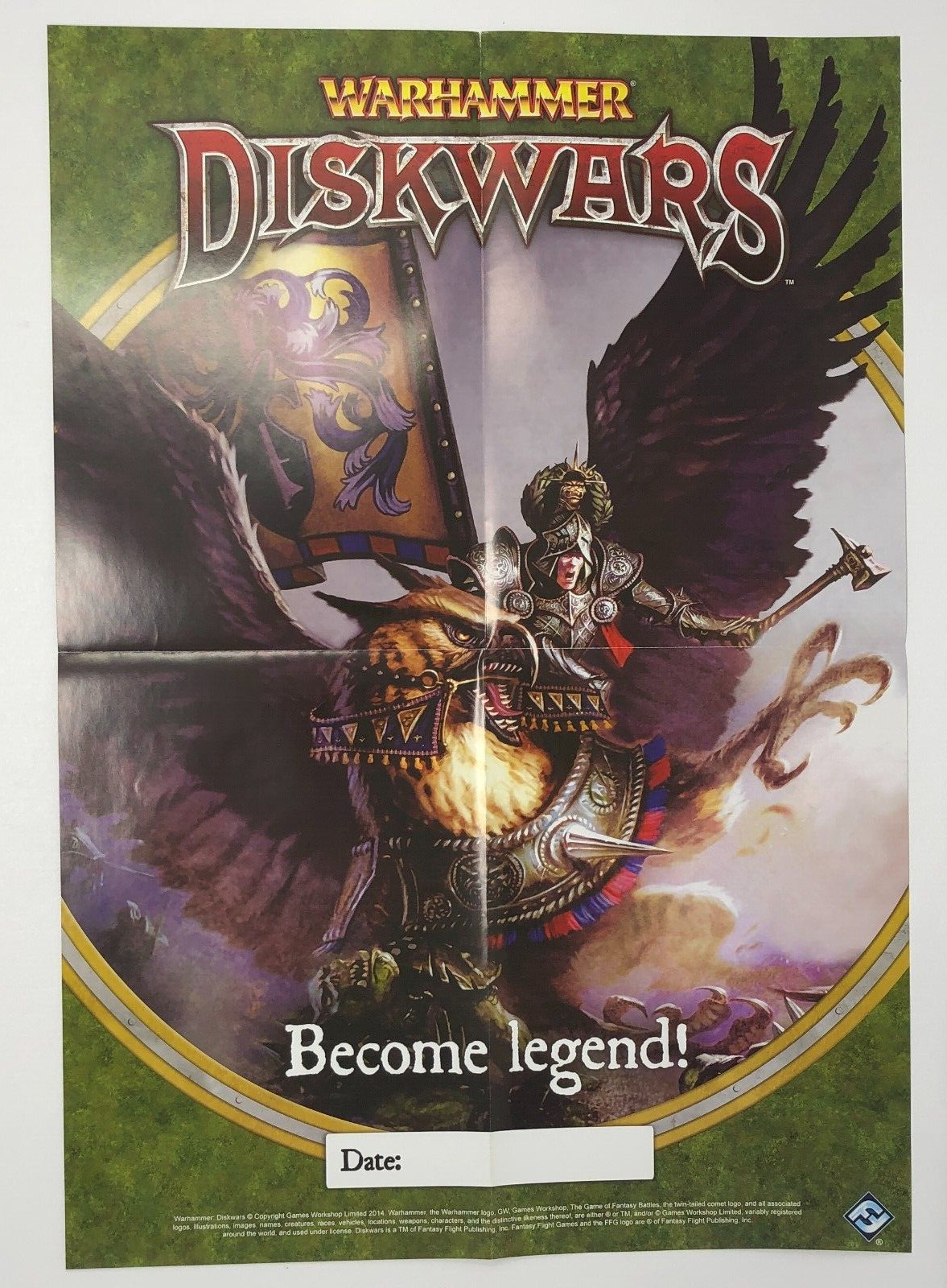 Warhammer Diskwars FFG Promo Posters (Set of 3) 13.5″ x 19.5″
