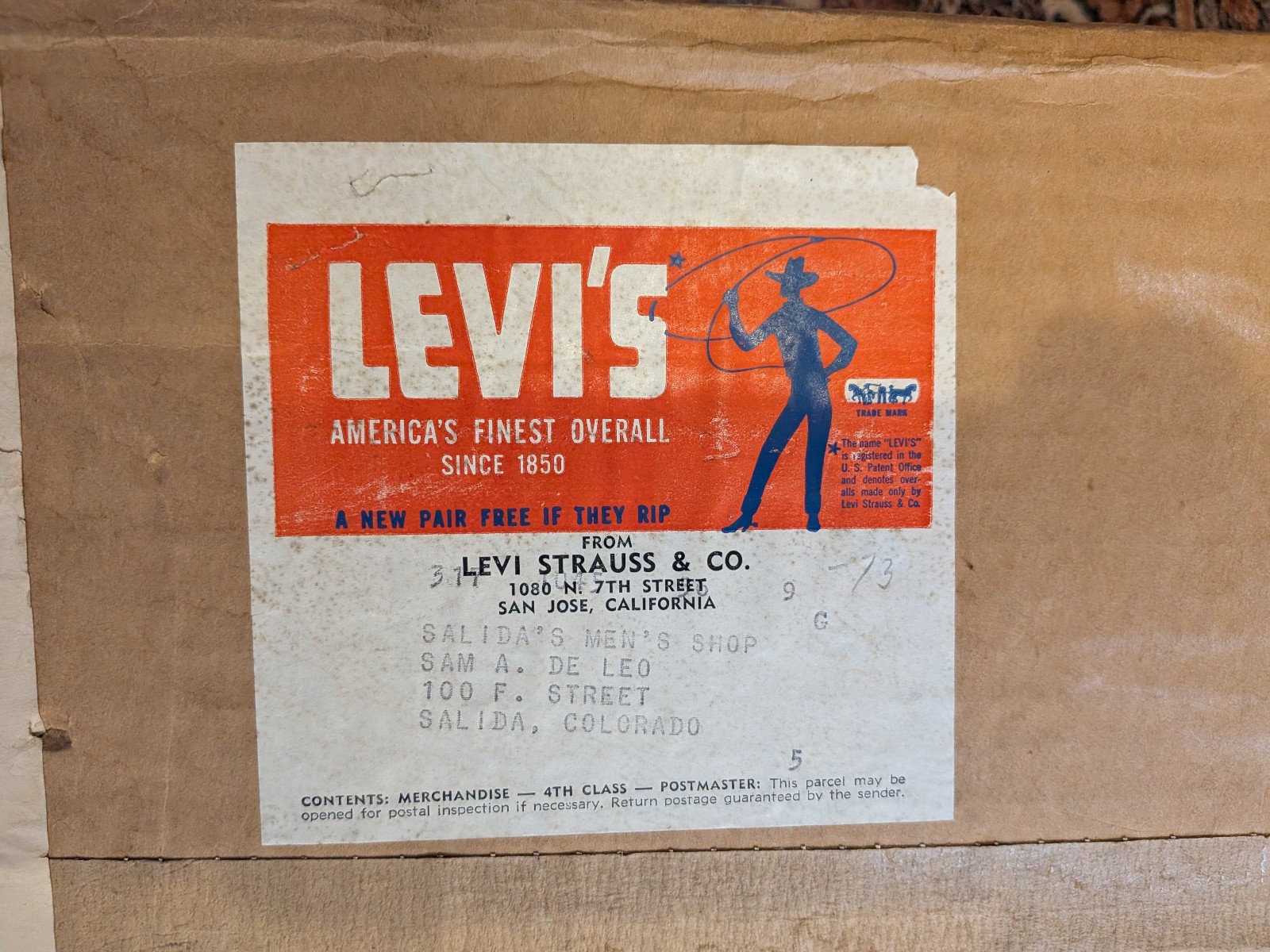 TWO Levi’s Vintage Graphic Screen Printing Store Posters PONY & RODEO Mural