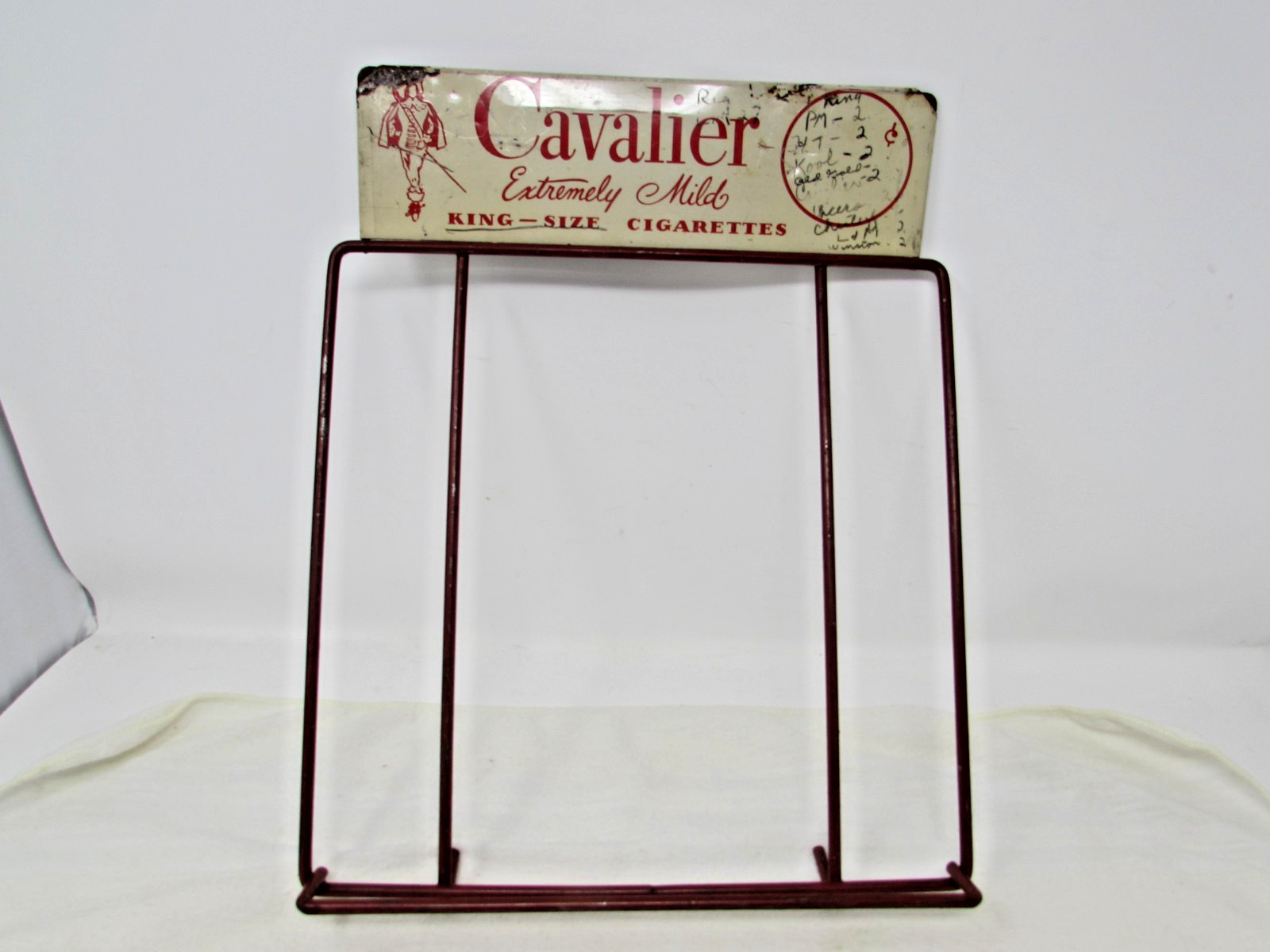 Vintage Cavalier Extremely Mild King Size Cigarettes Store Display