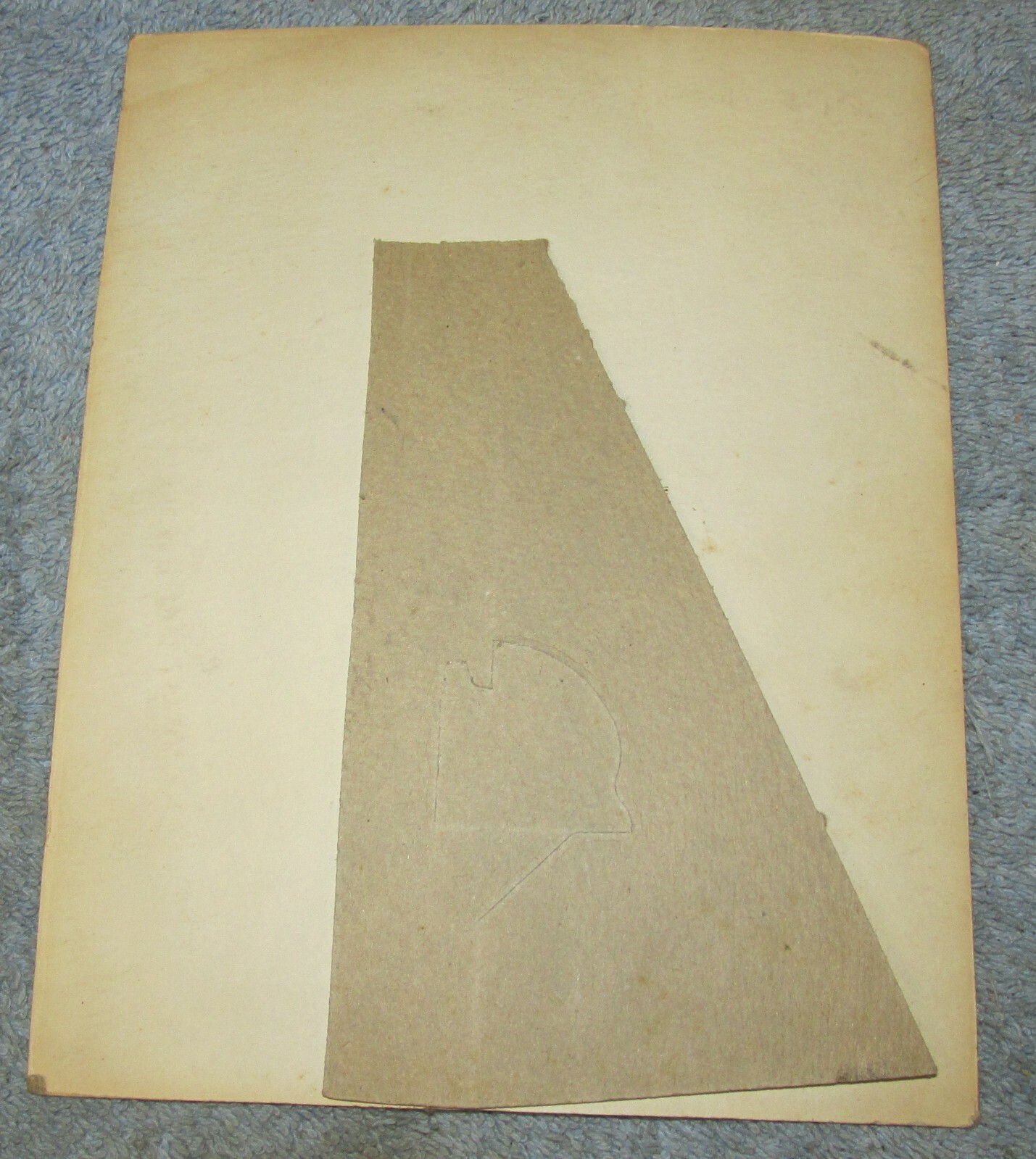 Vintage EVEREADY CAPTAIN Lantern Cardboard Store Counter Display Stand Up J0446