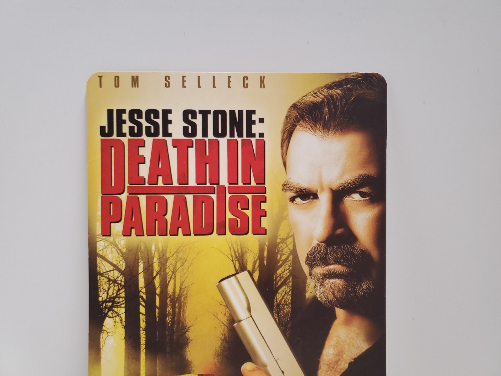 Jesse Stone Death In Paradise BLOCKBUSTER DVD BACKER CARD ONLY 5.5″X8″
