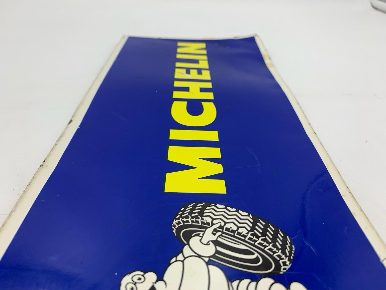 Michelin sign 60’s advertising plate tires 35×15.5×0.5 cm Chagnom