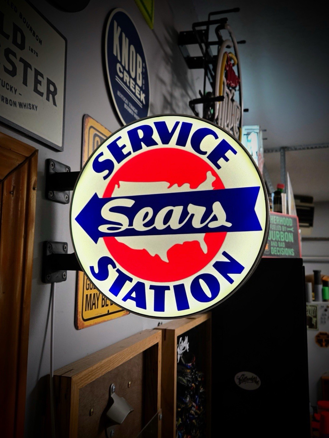 9” Double-Sided Sears Service Station LED Display | 12.5–13” Available