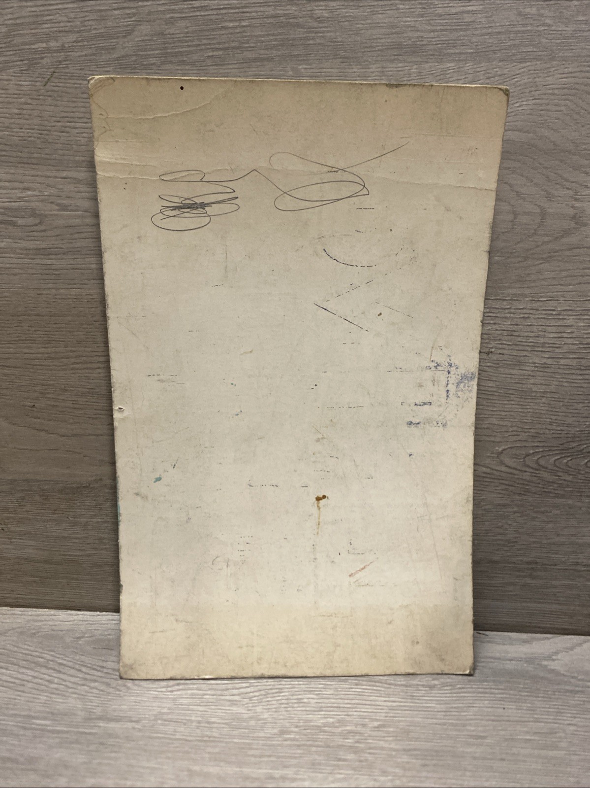 HTF Marshall-Wells Wet Paint Advertising Board Sign 11×7 Rare W/ Bucket
