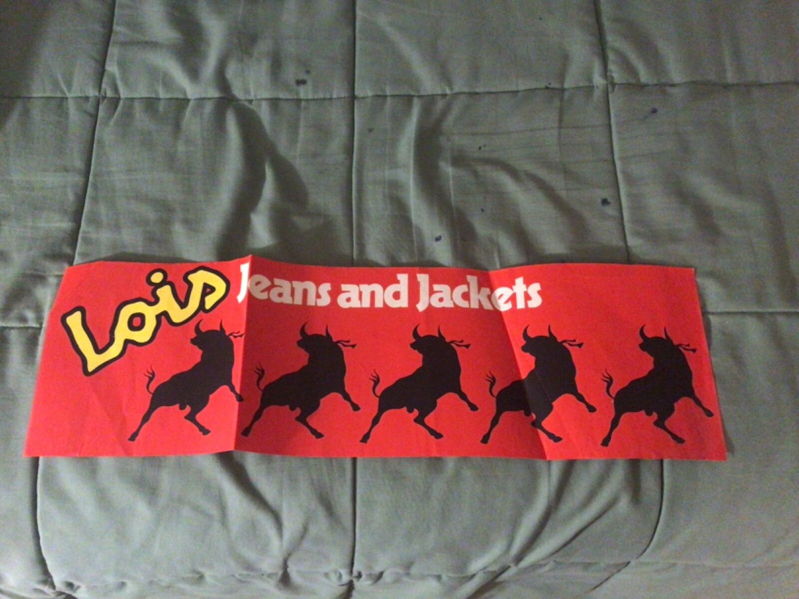 Lois Jeans and Jackets, Bull Logo Advertising Banner