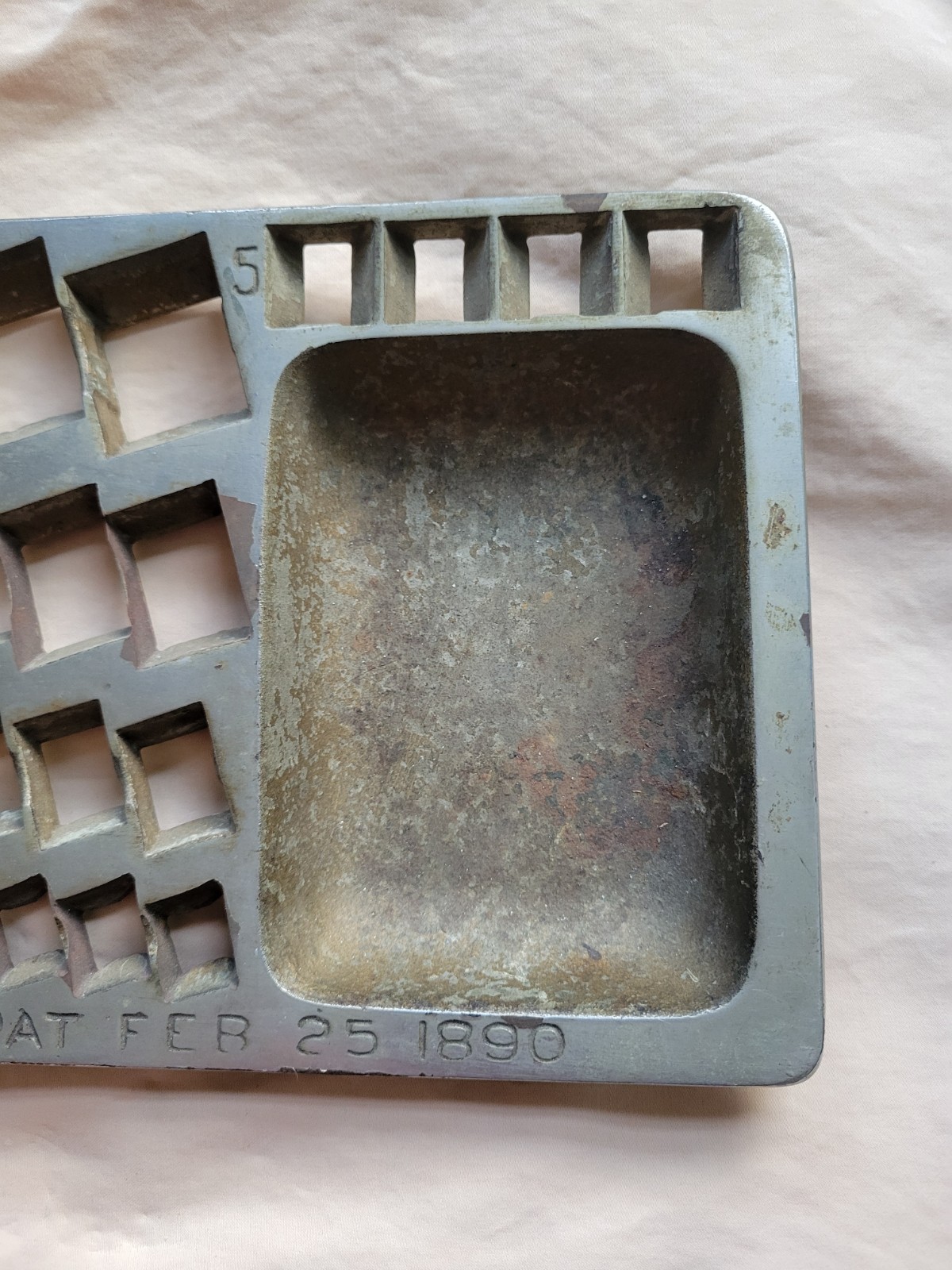 1890s Country Store Counter Staat Coin Tray Silver Gold 5 10 Nickle Cast Iron $$