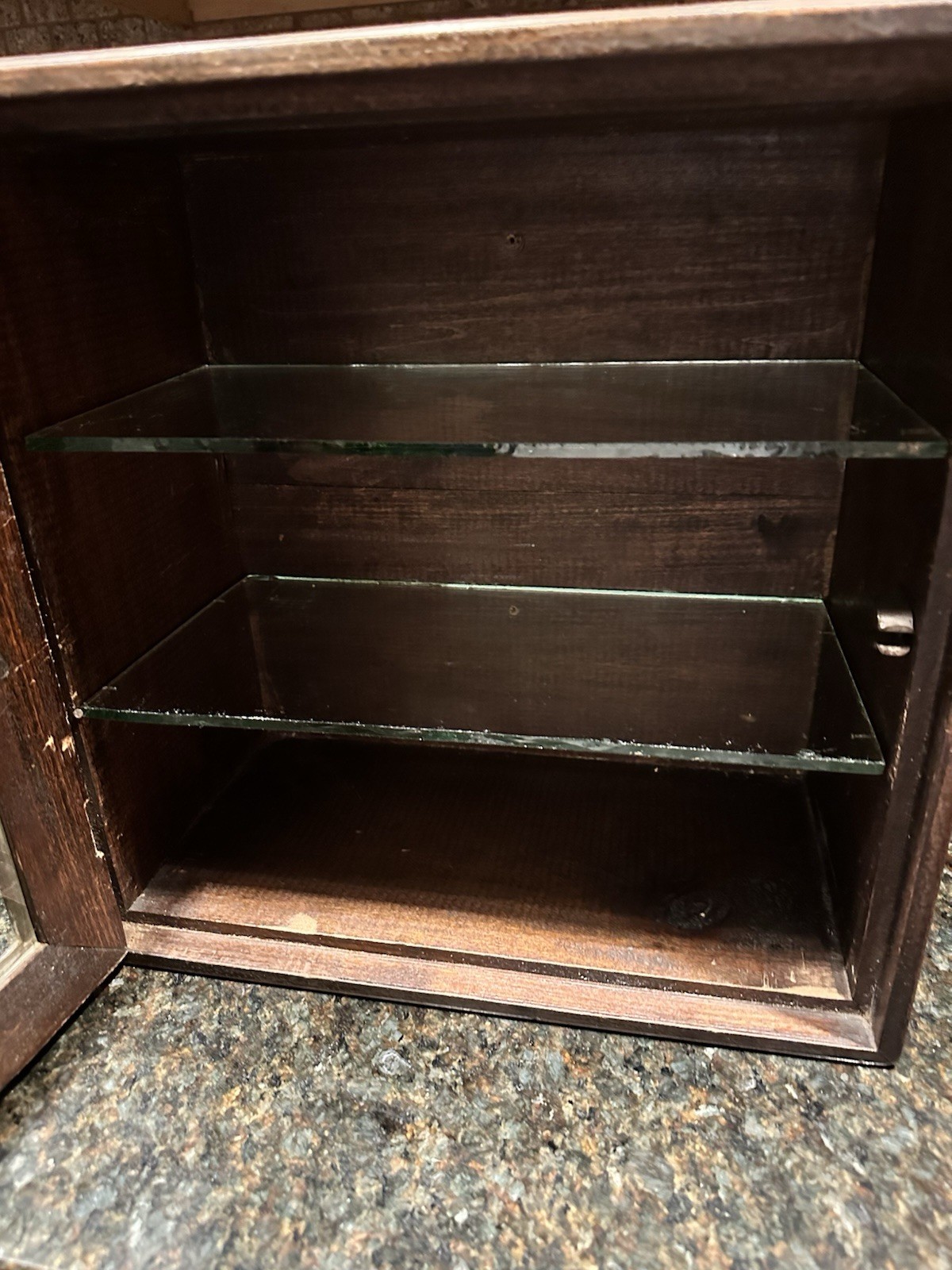 Antique Roux Lash & Brow Tint Beauty Salon/General Store Cabinet Display Case