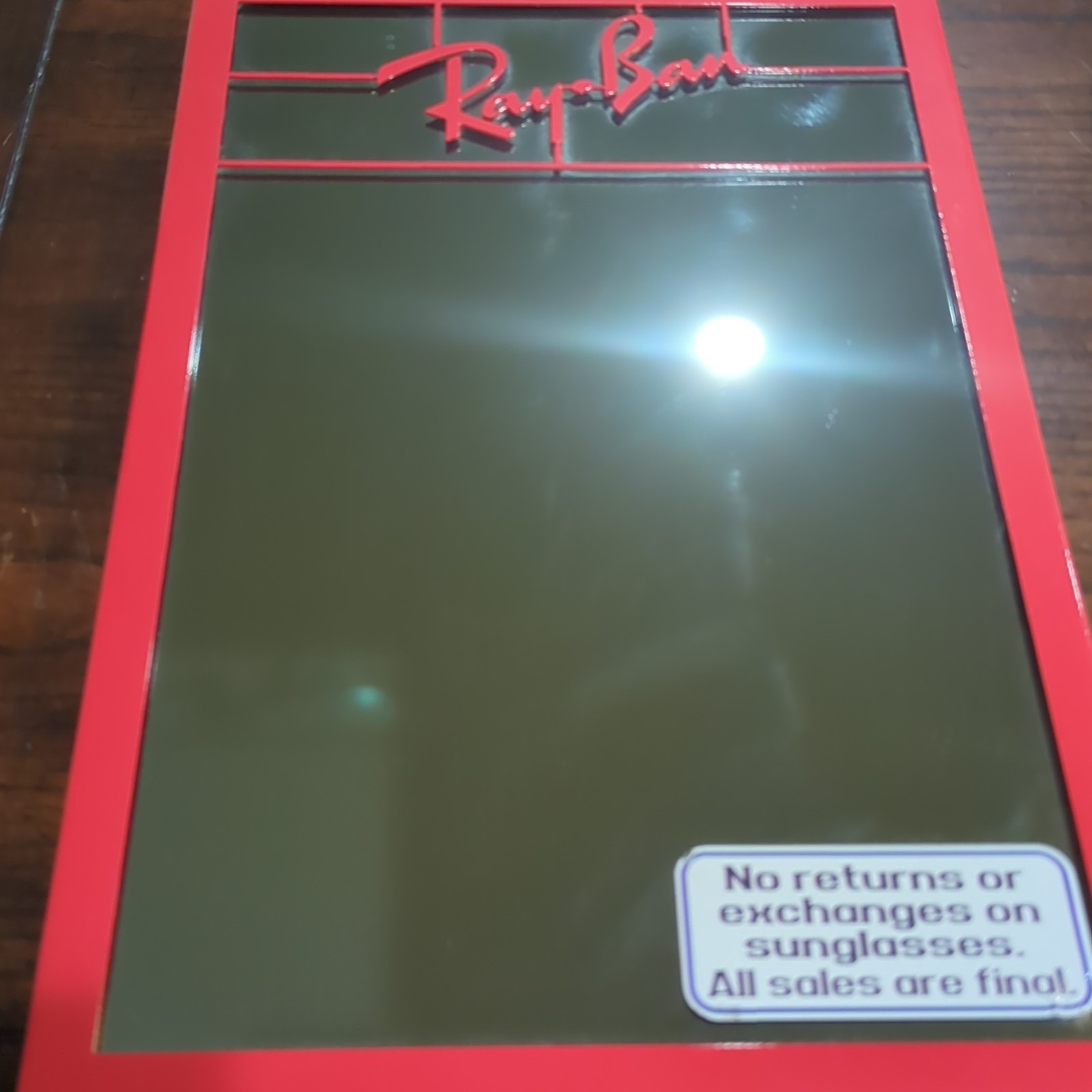 Ray Ban Store Display Mirror