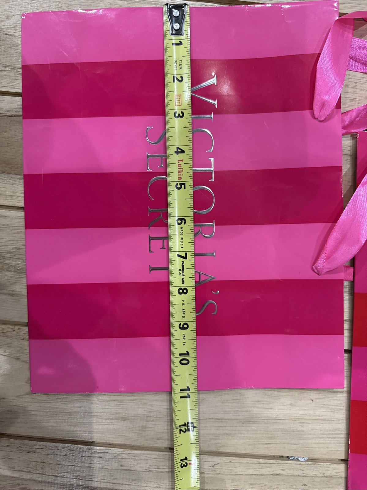 Victoria’s Secret Gift Bag Gift Box Lot 25 Pc Small Medium Assorted Pink Striped