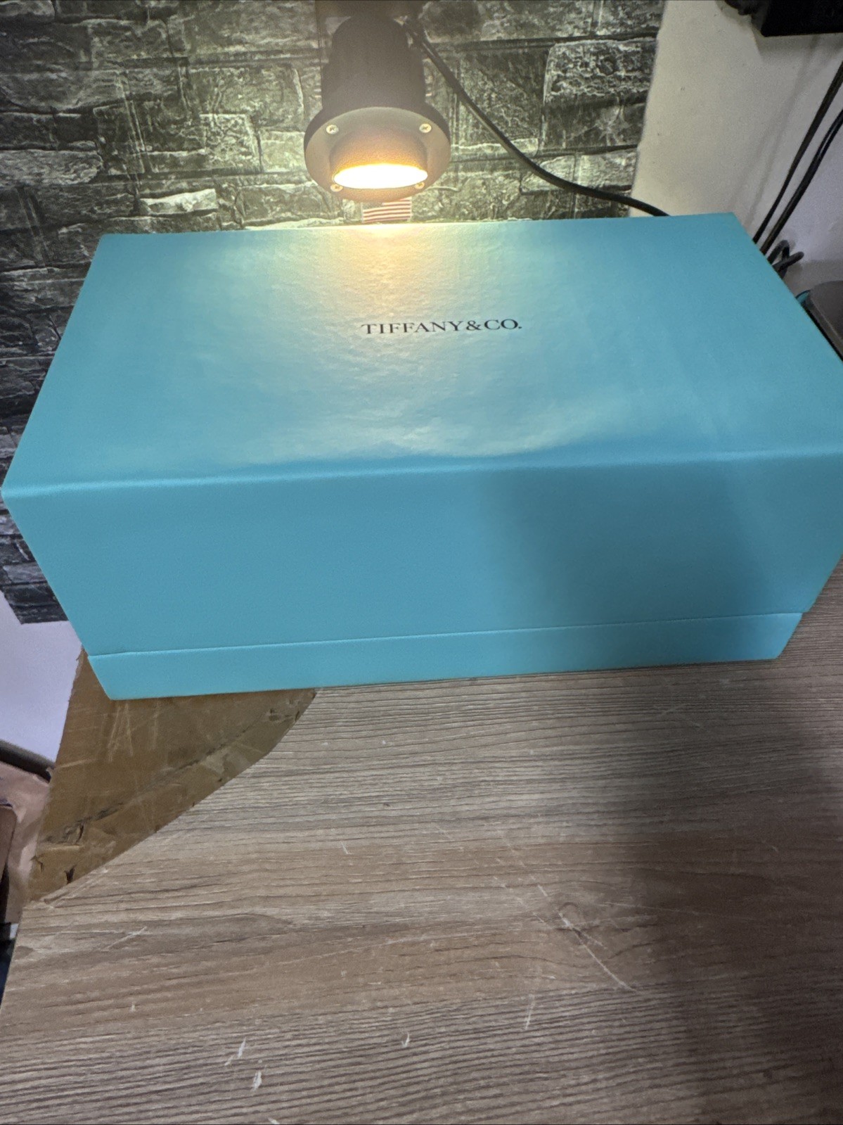 Tiffany & Co. Authentic Glasses Display For 6 Glasses Approx 15.75” X 9” X 7”