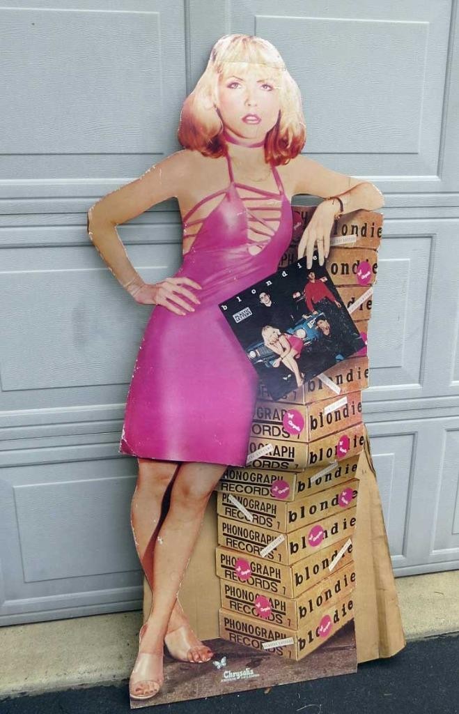 Vintage 1978 Blondie Debbie Harry “Plastic Letters” Promo Standee Rare
