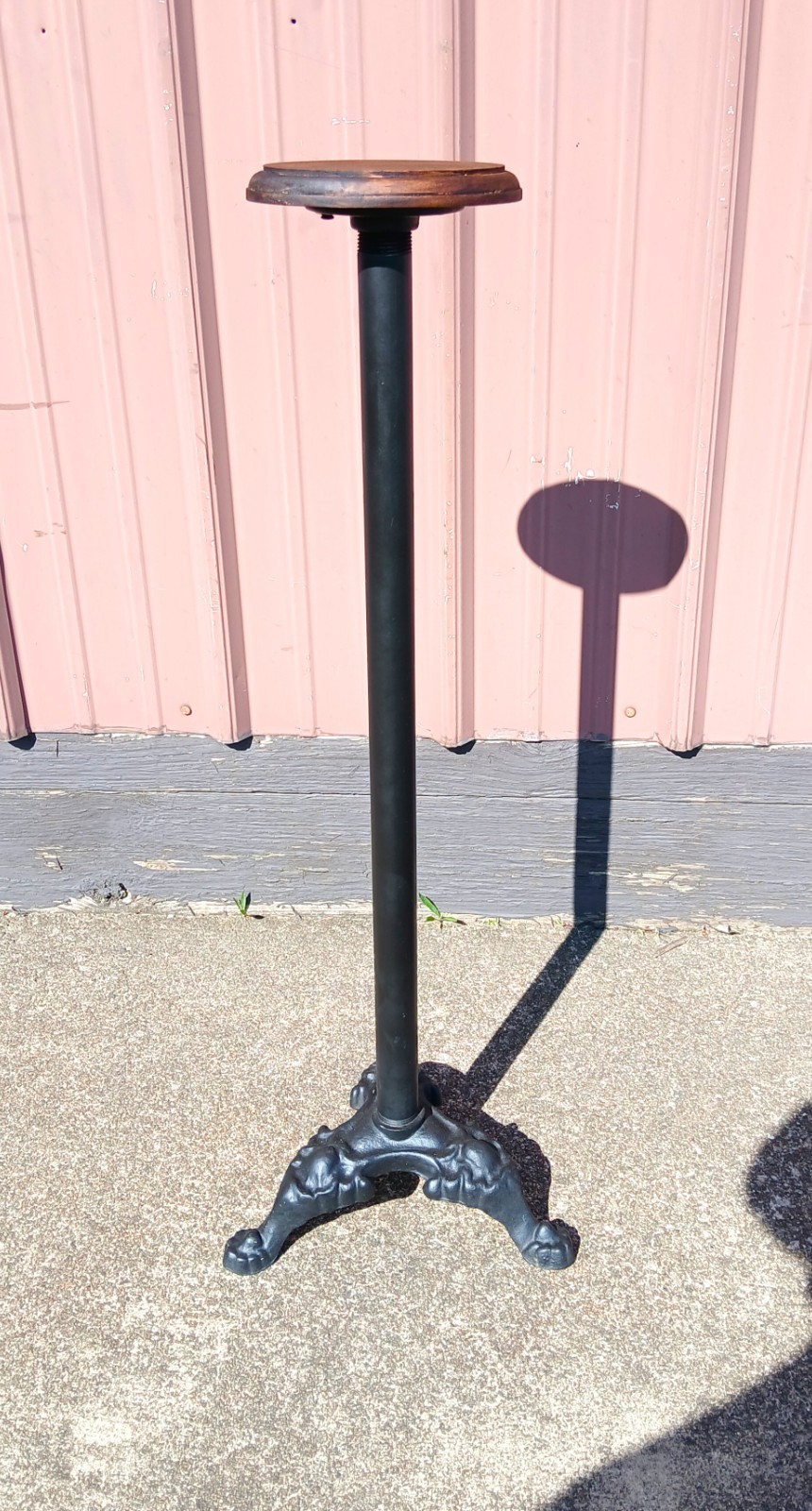 Reproduction Victorian Style Tall Millinery Hat Stand Display with Iron Base
