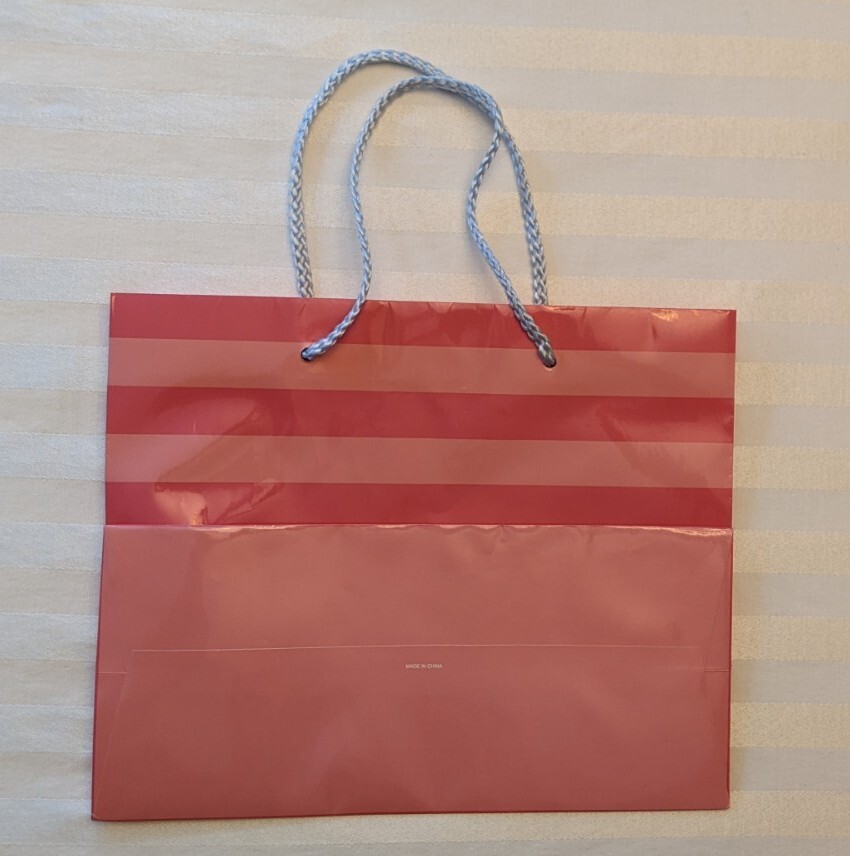 Vintage Victoria Secret Store Gift Paper Bag Rope Handles 9×11 inches