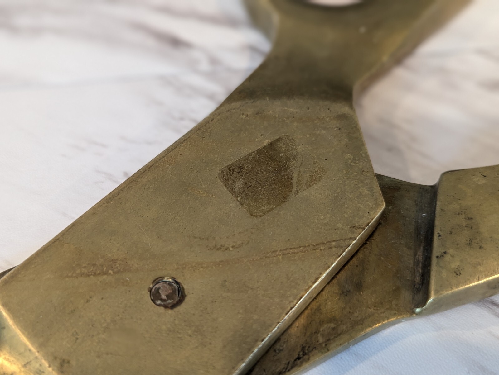 Mid 20th Century Giant Bronze Advertising Store Display Scissors – Tailors Trade