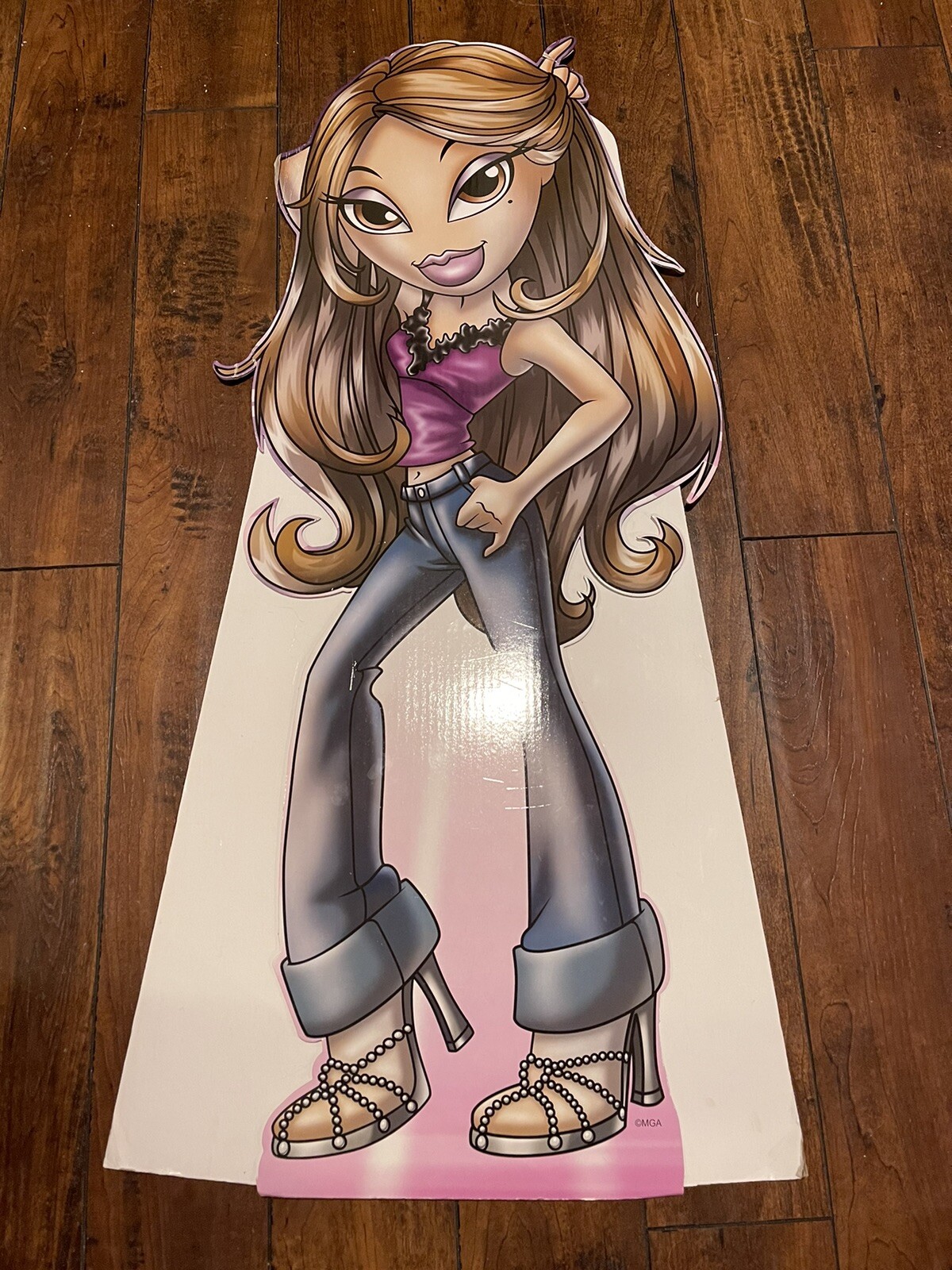 RARE Bratz Cardboard Standup Display 39” Tall Never Used