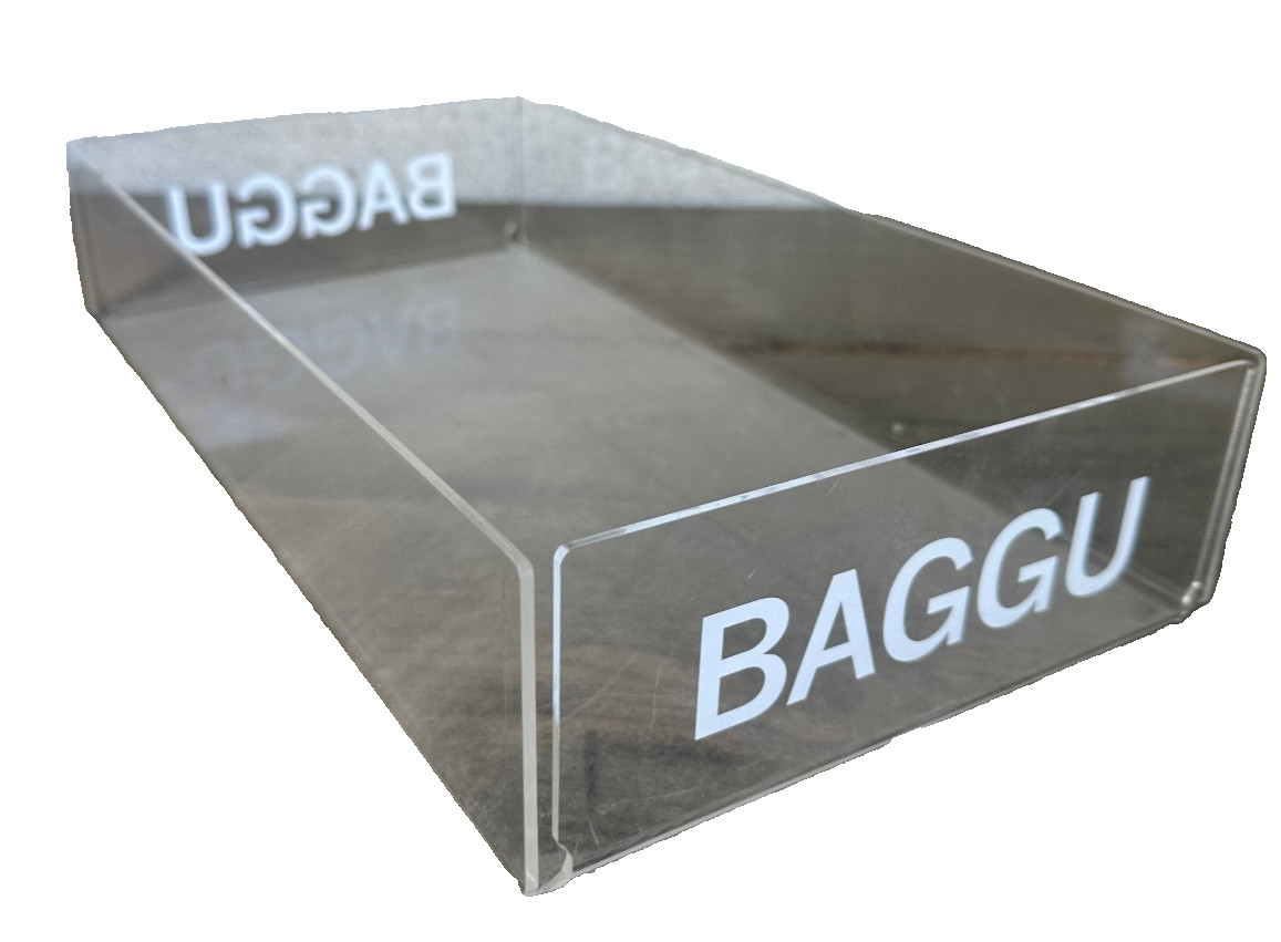 Baggu Plastic Container Dispay Tray Official 15 by 8 by 3″ Store Display