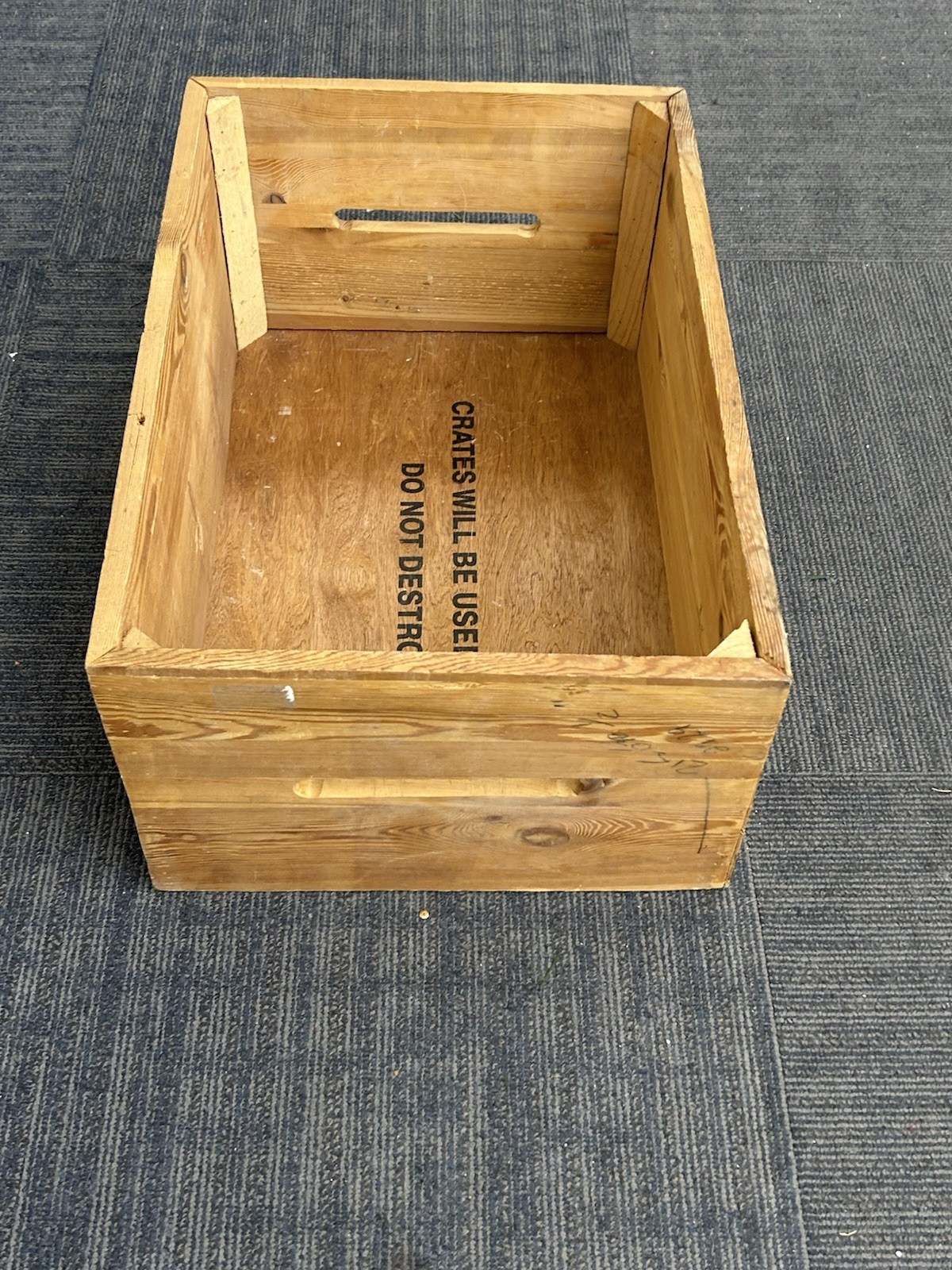 Rare SEARS Wooden Box Crate Store Display 24” X 16” X 10.5”