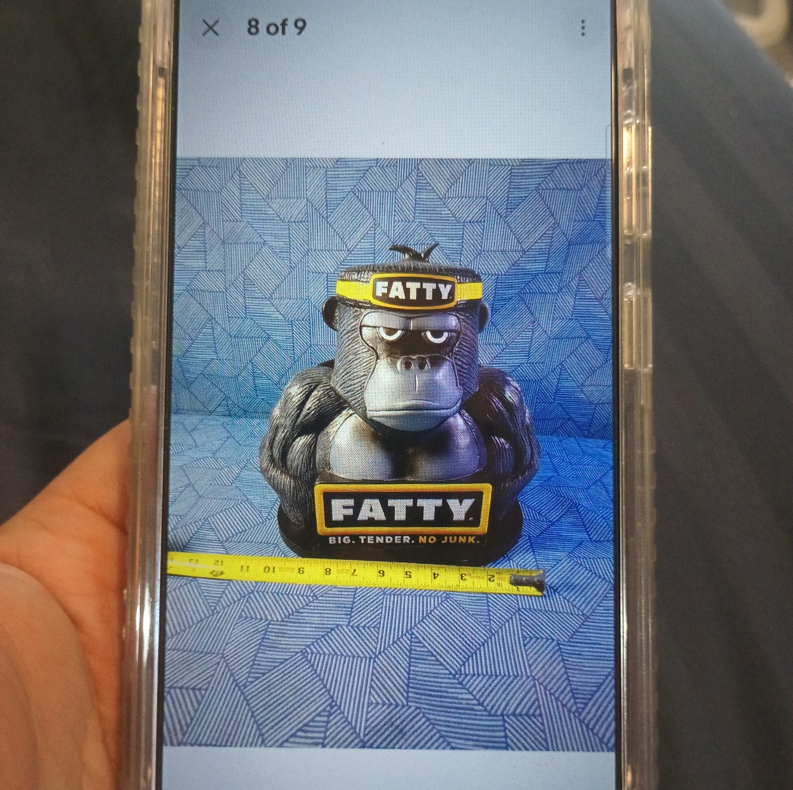 Fatty Gorilla Store Display Advertising Figure Black Yellow Black Yellow