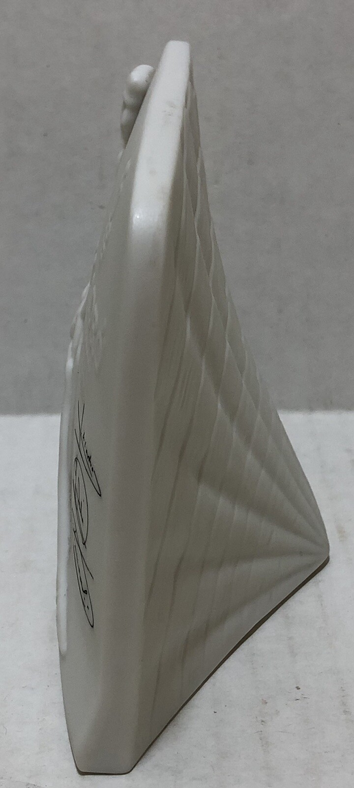 Lladro – STORE SHELF DISPLAY SIGN Porcelain Shell Plaque – Vintage 1985 Spain