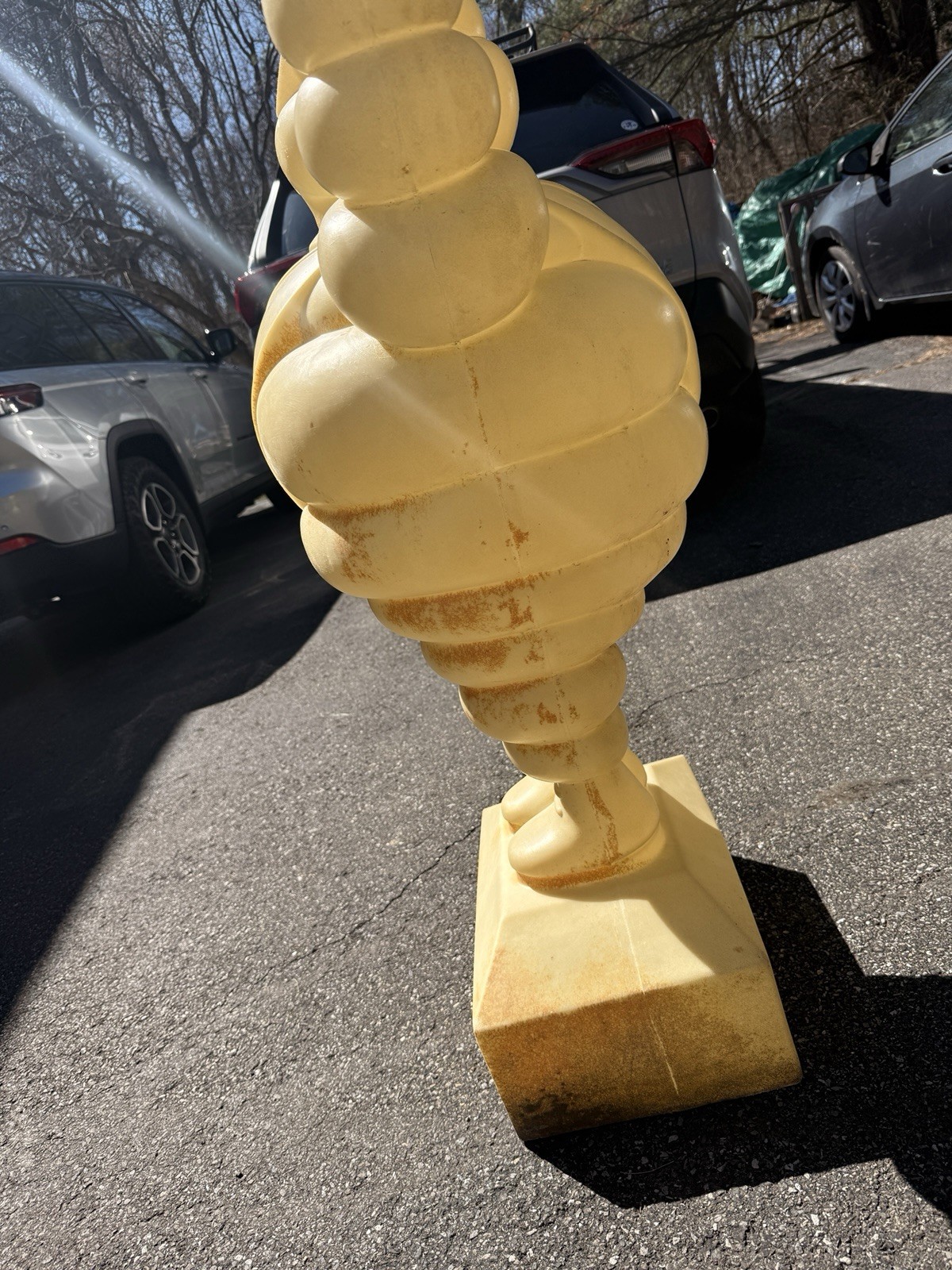 Michelin Man Bibendum Tire Store Display Brochure Advertisement VTG 60s 5ft Tall