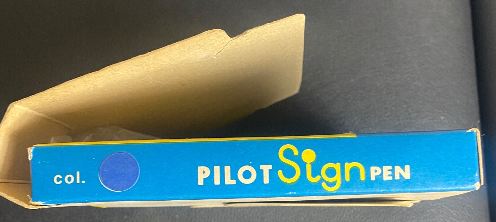 Vintage Pilot Sign Pen Cardboard Store Display Good Condition Great Graphics!