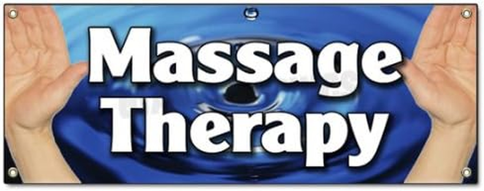 72″ Massage Therapy Banner Sign Therapist Table Book Signs