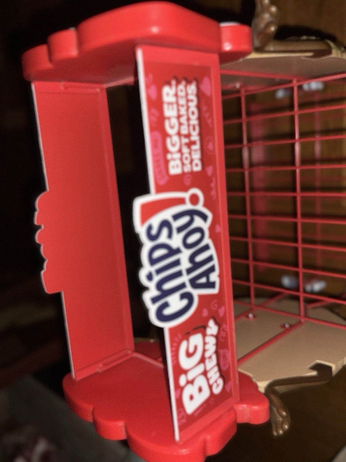 Chips Ahoy! BIG CHEWY Counter Storage POS Display 2 Tier Shelf COLLECTOR