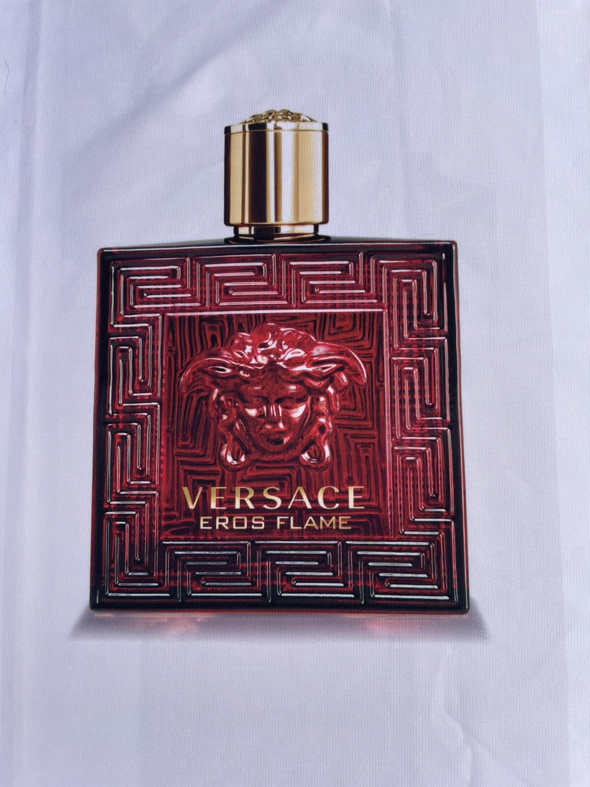 Versace Banner Fabric Display Eros Flame Pour Homme