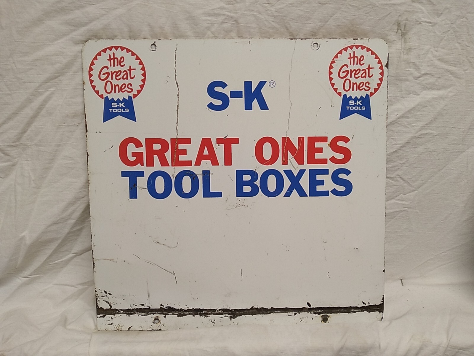 SK Tool Advertising Display Rack Sign Great Ones Tool Boxes 13 x 14