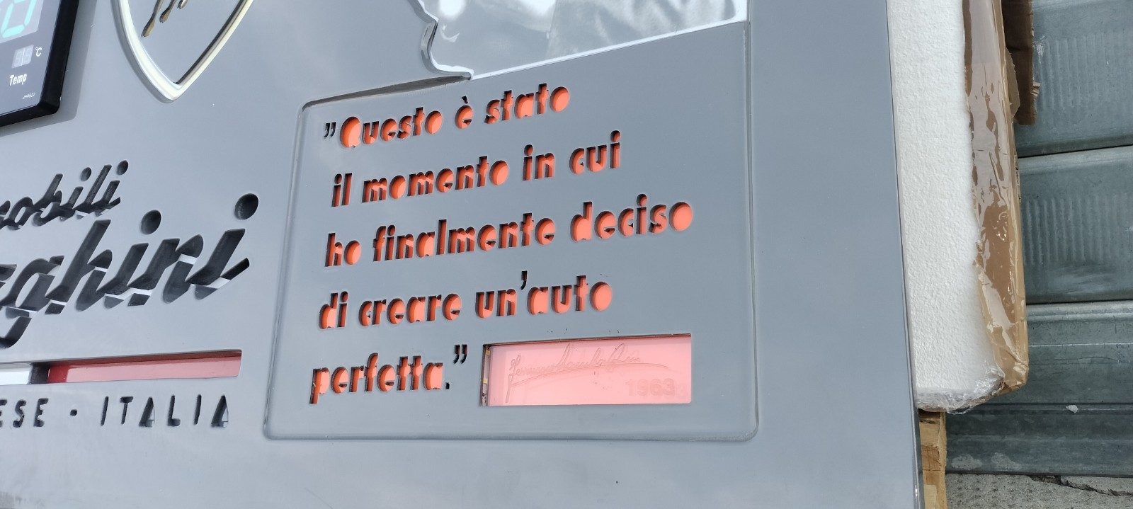 🔥Luminous Handcrafted Sign Lamborghini Automobiles – Unique Piece in the World🔥