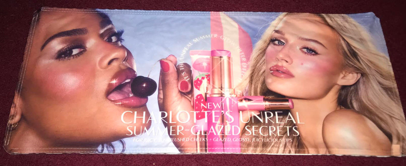 Charlotte Tilbury Lip Gloss Ulta Beauty PROMO BANNER RARE HTF Makeup Lover Gift