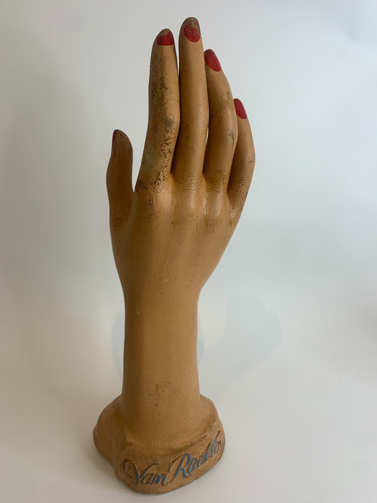 Vintage Van Raalte Department Store Composition Display Hand Mannequin c.1940s-5
