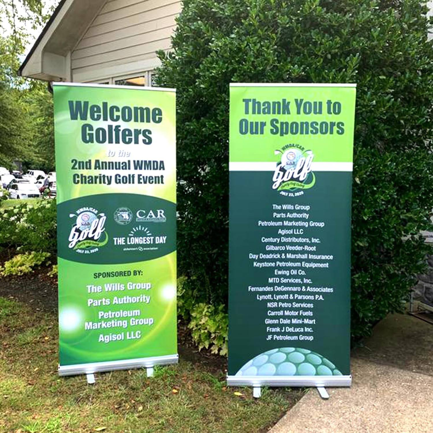 Anley Retractable Roll-Up Banner Stand with Carrying Bag Aluminum Display Stand