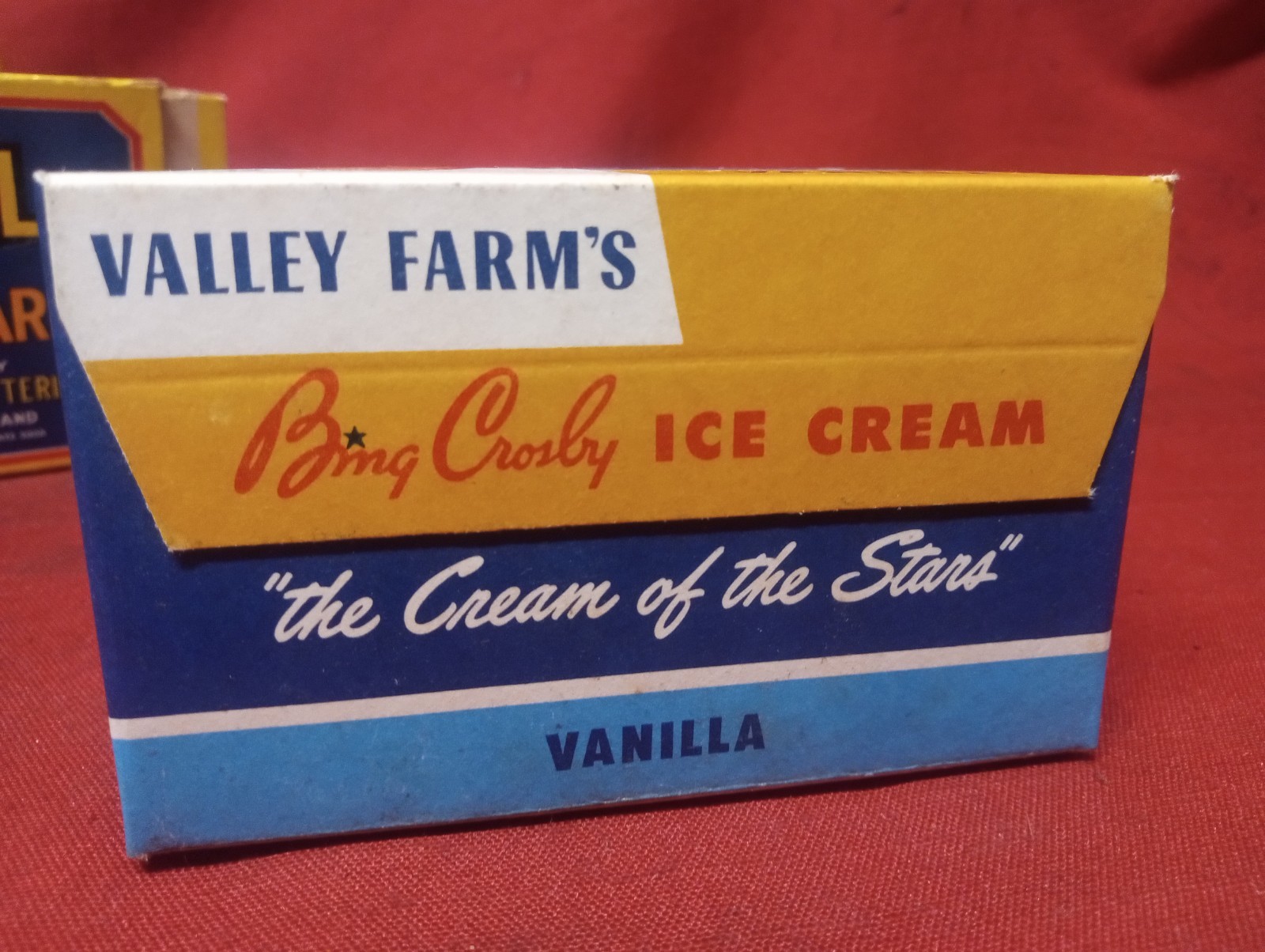 Lot Of 3 Early Rare Antique Vintage Waxed Butter Ice Cream Boxs NUTT ALL Bing
