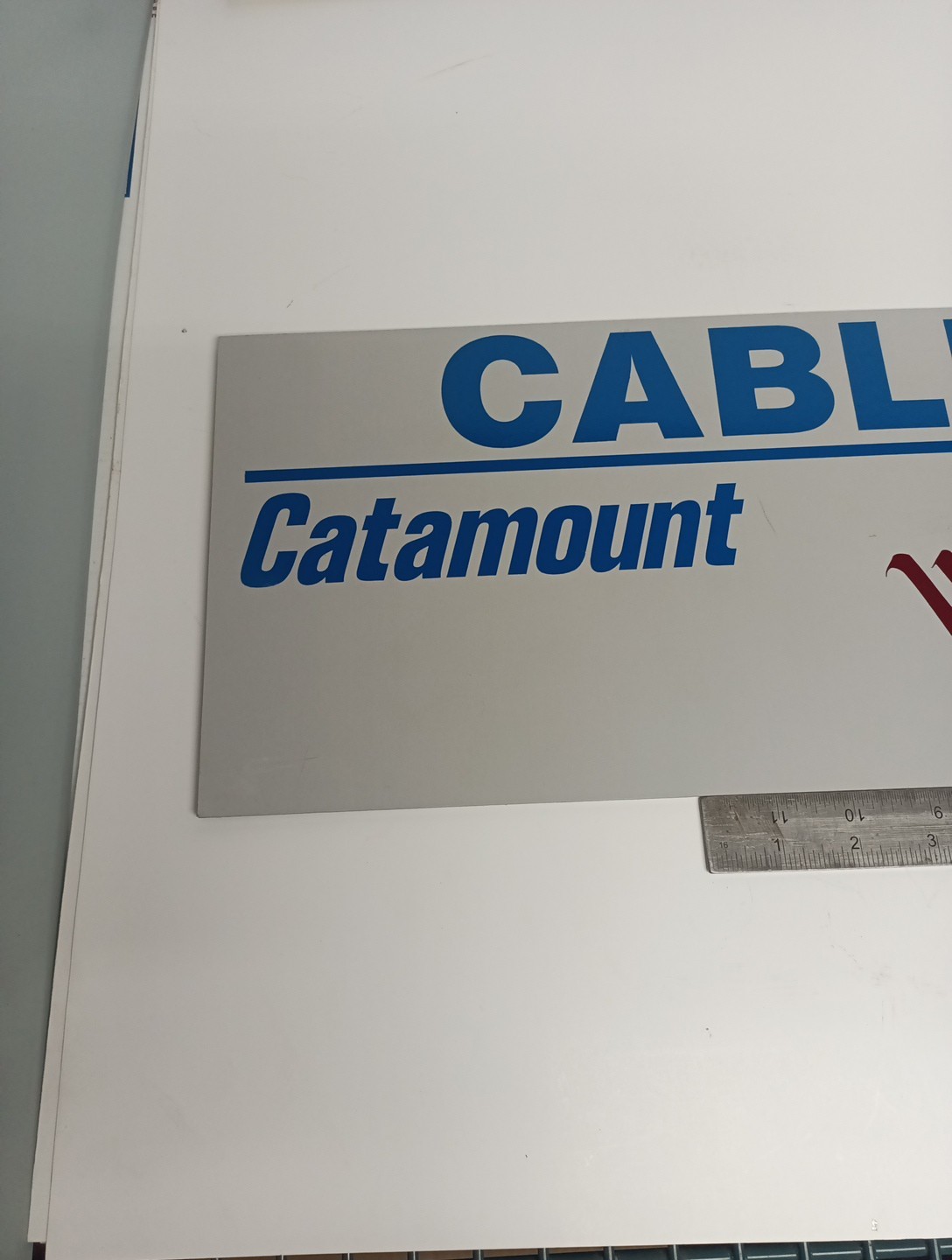 Thomas & Betts Cable Ties Sign Vintage Hardware Store Display 24″x7.5″ Rare