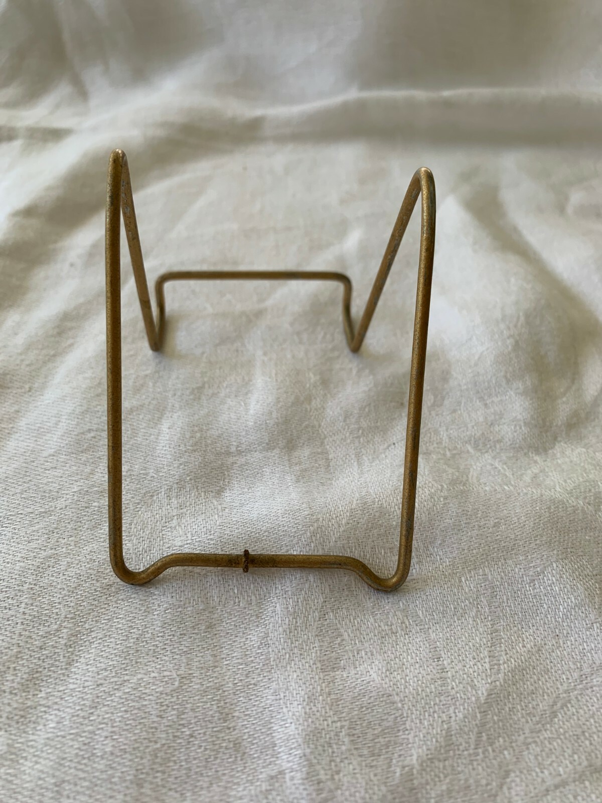 Display Plate Rack Store Fixture Metal Gold Finish Wire Several Available Adjust