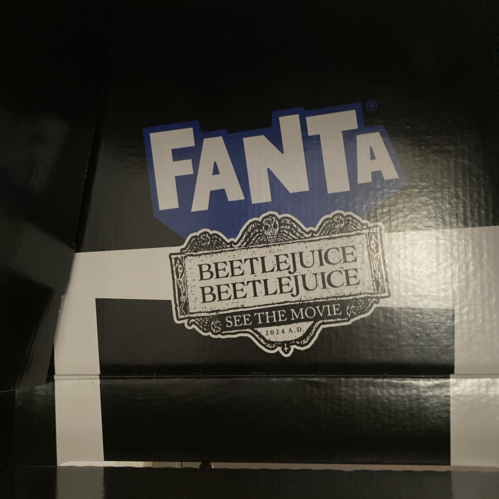Fanta Beetlejuice Movie Coffin Display Rack – Rare Retail Promo Shelf Stand