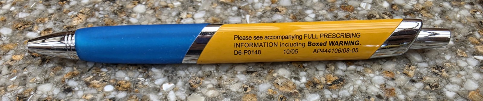 Abilify Pharmaceutical Promotional Ballpoint Pen Drug Rep Advertising